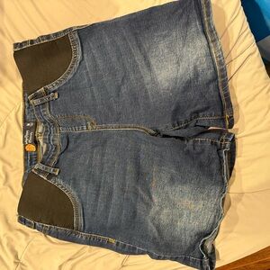 Women's Blue Jean maternity  Shorts